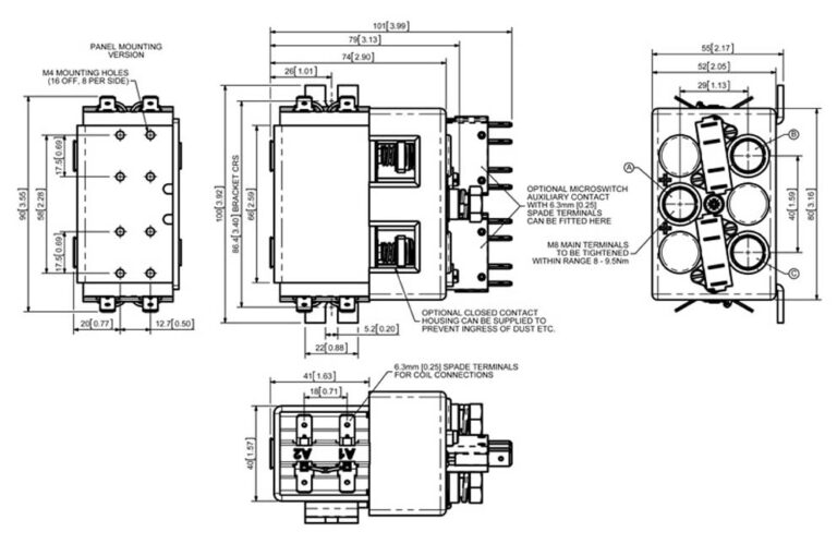 Albright DC92 Technical Drawing