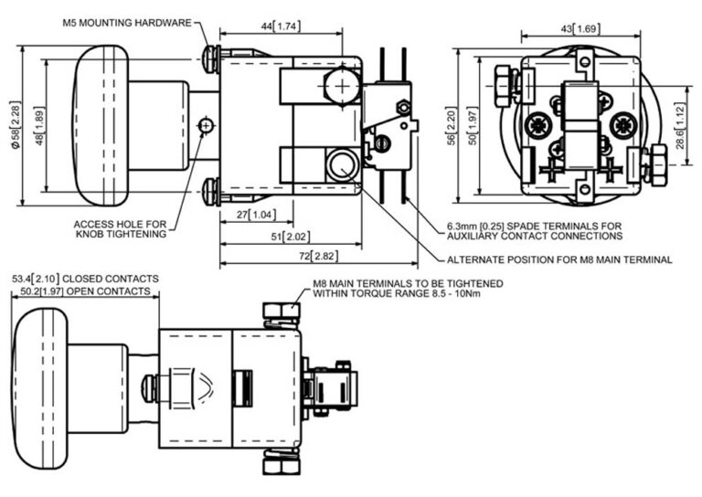 Albright ED150 Technical Drawing