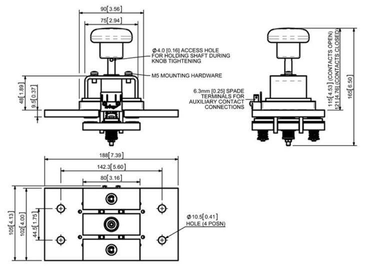 Albright ED1800 Technical Drawing