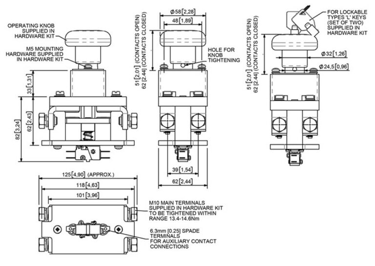 Albright ED402 Technical Drawing
