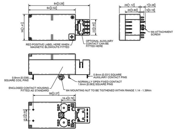 Albright PC60 Technical Drawing