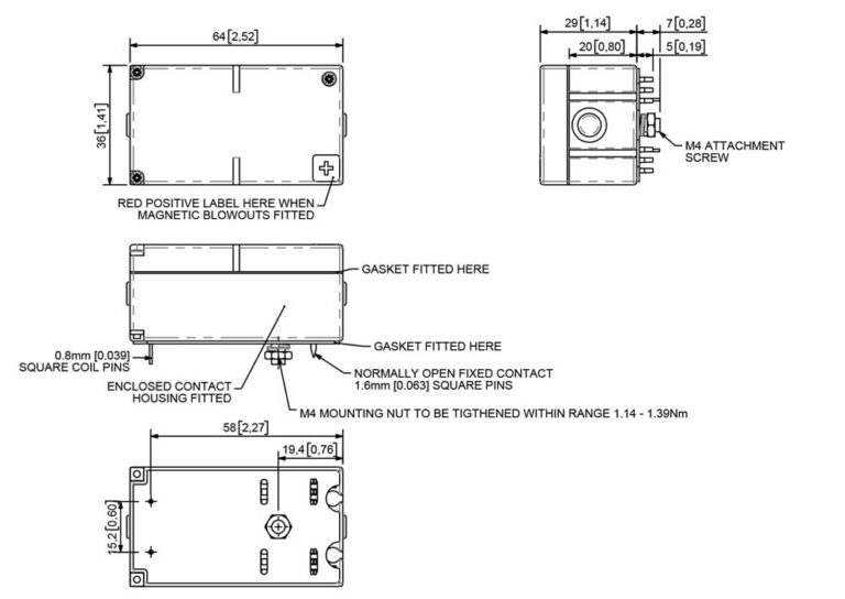 PC60P Technical Drawing