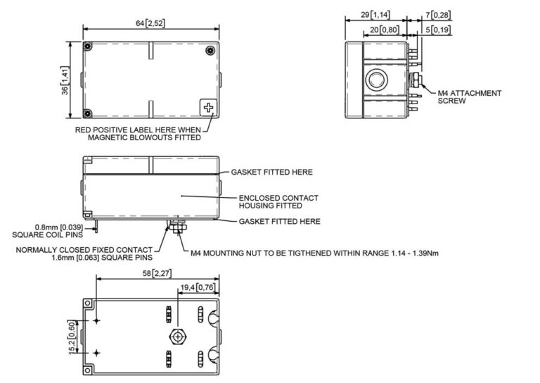 PC63P Technical Drawing