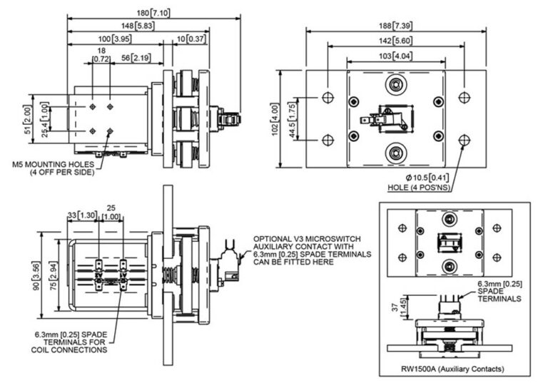 Albright RW1500 Technical Drawing
