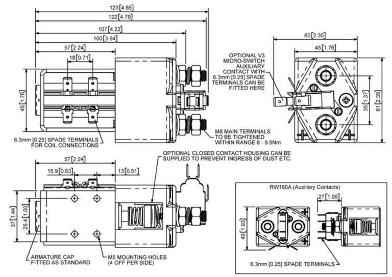 Albright RW180 Technical Drawing
