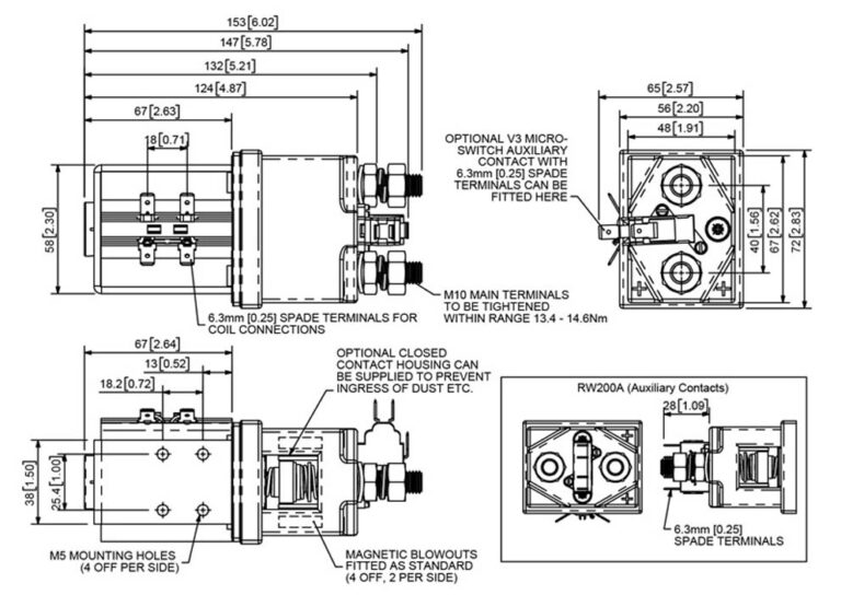 Albright RW200 Technical Drawing