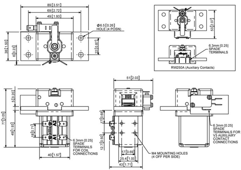 Albright RW250 Technical Drawing