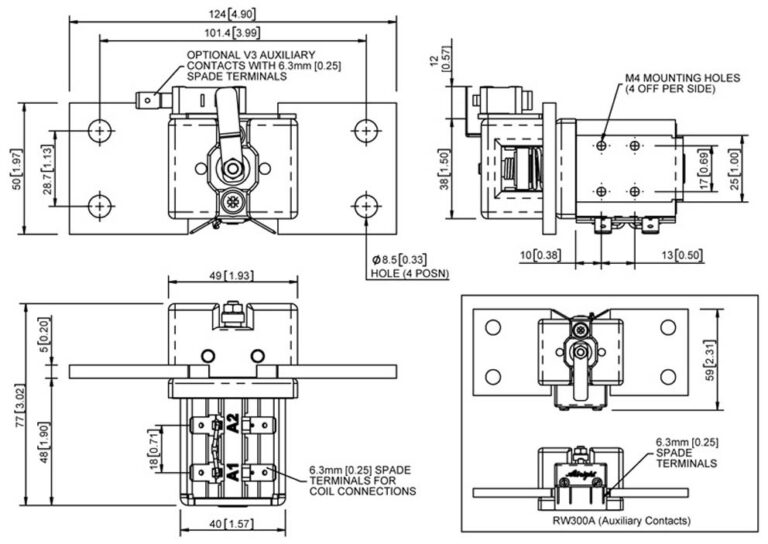 Albright RW300 Technical Drawing