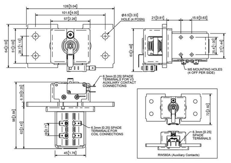 RW560 Technical Drawing