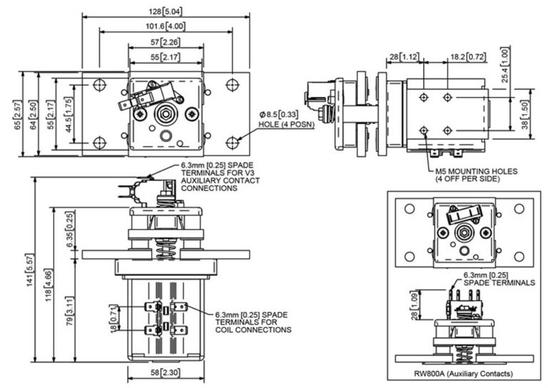 Albright RW800 Technical Drawing