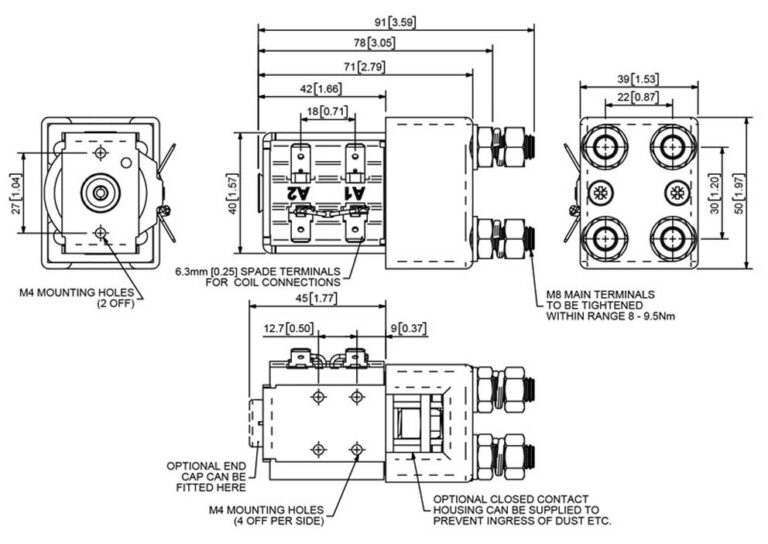 Albright RW82 Technical Drawing