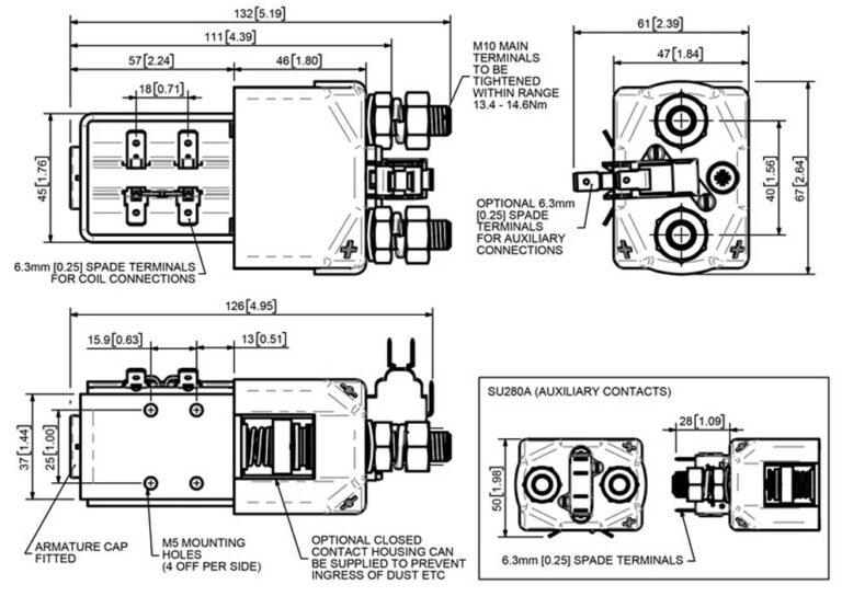 Albright SU280 Technical Drawing