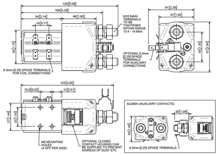 Albright SU285 Technical Drawing