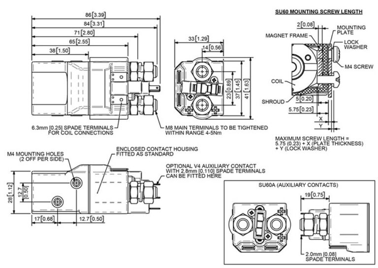 Albright SU60 Technical Drawing