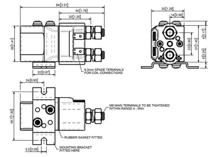 Albright SU60P Technical Drawing