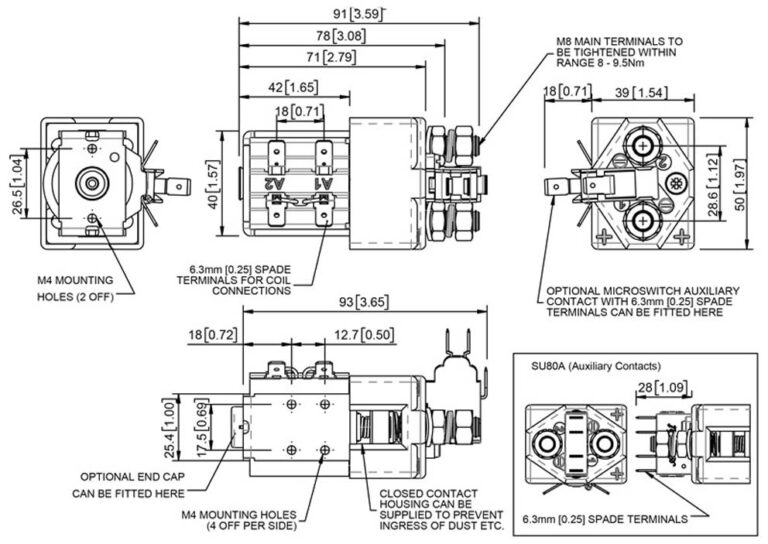 Albright SU80 Technical Drawing