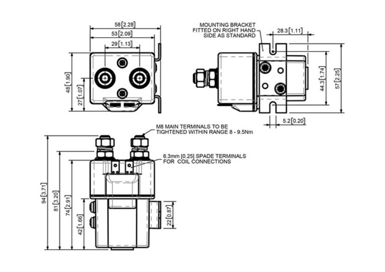 Albright SU80P Technical Drawing