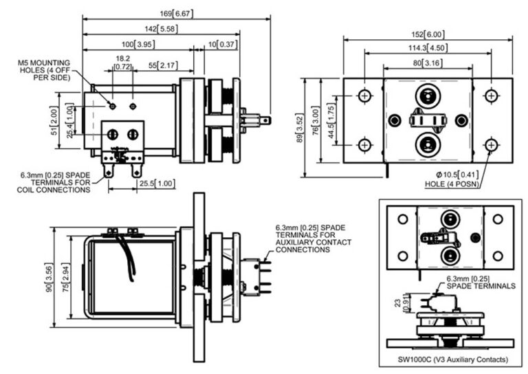 Albright SW1000 Technical Drawing