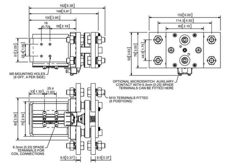 Albright SW1002 Technical Drawing