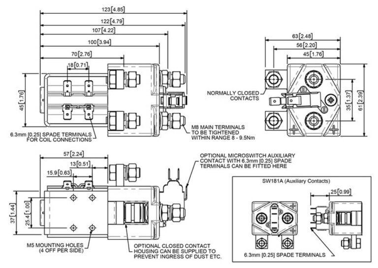 Albright SW181 Technical Drawing