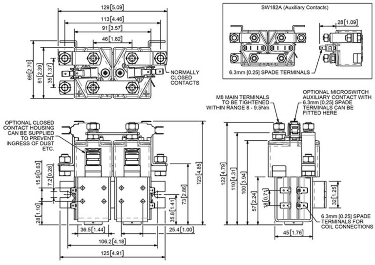 Albright SW182 Technical Drawing