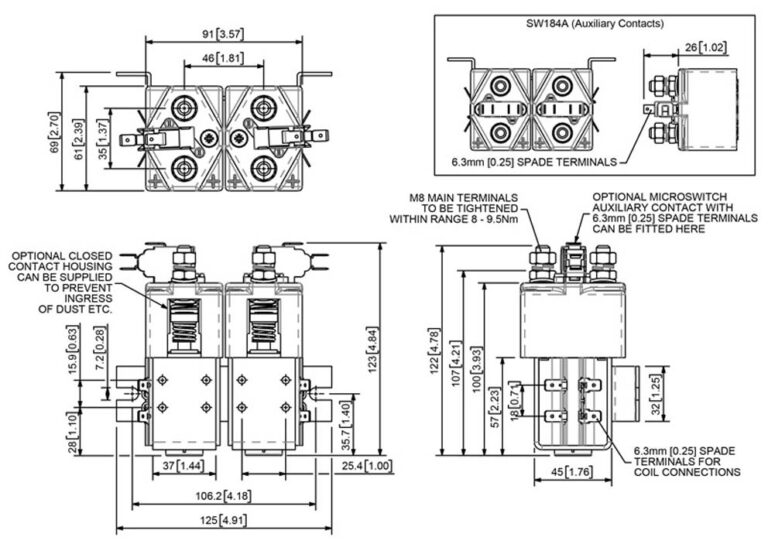 Albright SW184 Technical Drawing