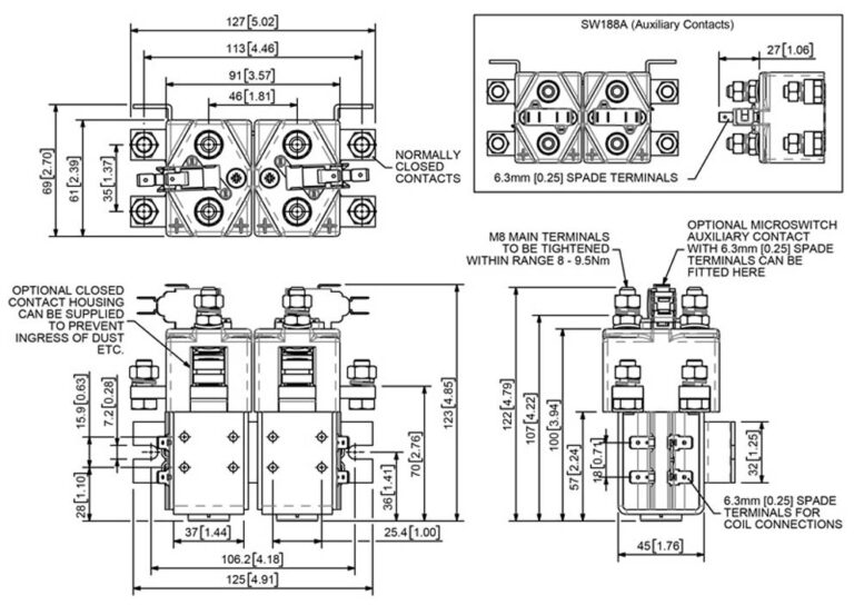 Albright SW188 Technical Drawing