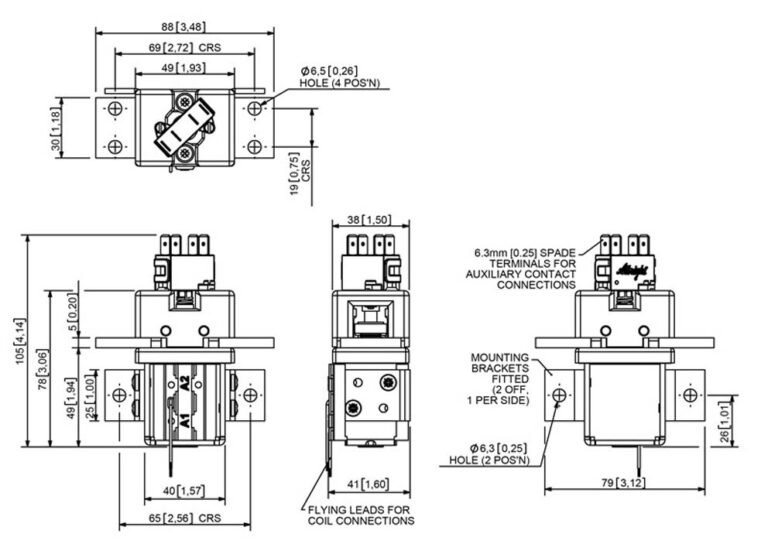 Albright SW225 Technical Drawing