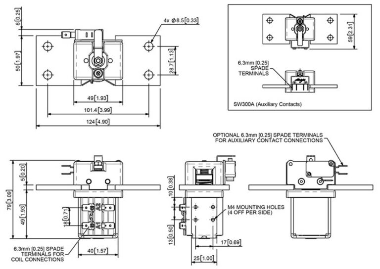 Albright SW300 Technical Drawing