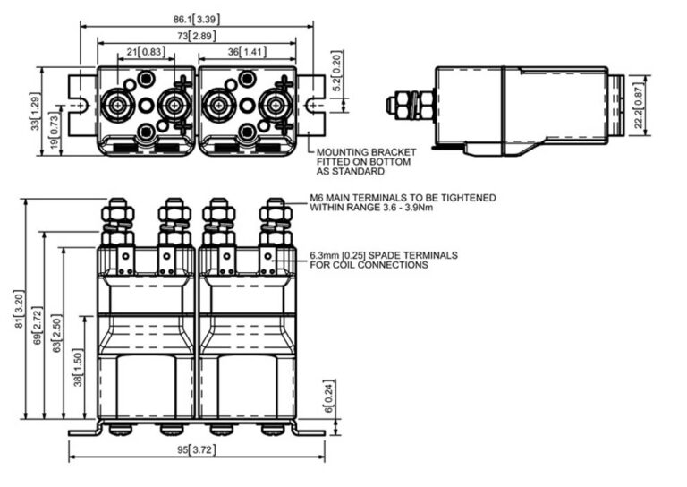 Albright SW64P Technical Drawing