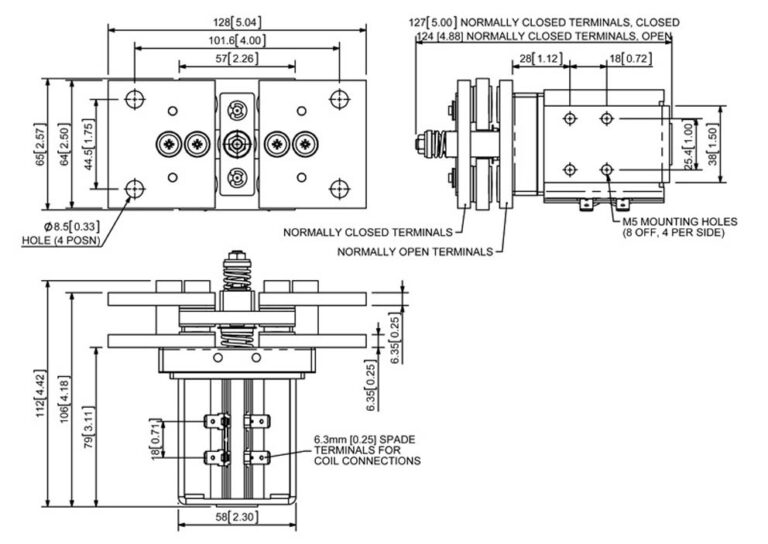 Albright SW802 Technical Drawing