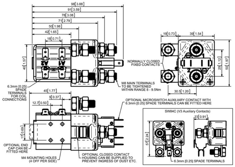Albright SW84 Technical Drawing