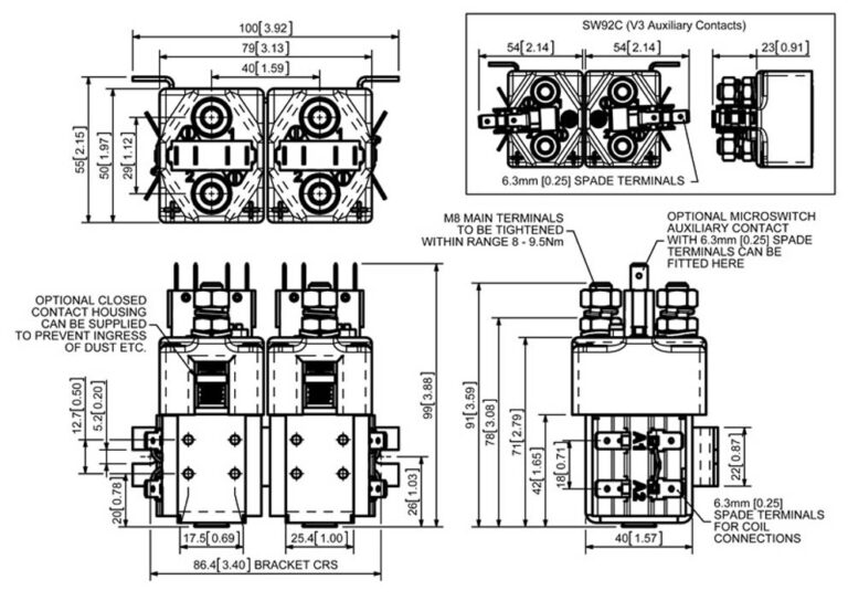 Albright SW92 Technical Drawing