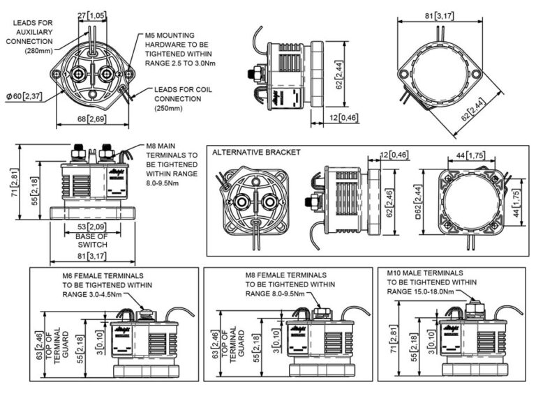 HV500 Technical Drawing